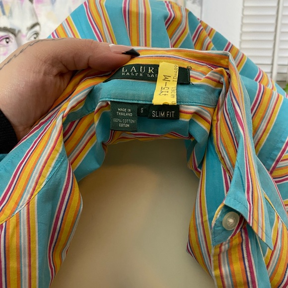 Ralph Lauren Striped Button Down - Picture 3 of 3